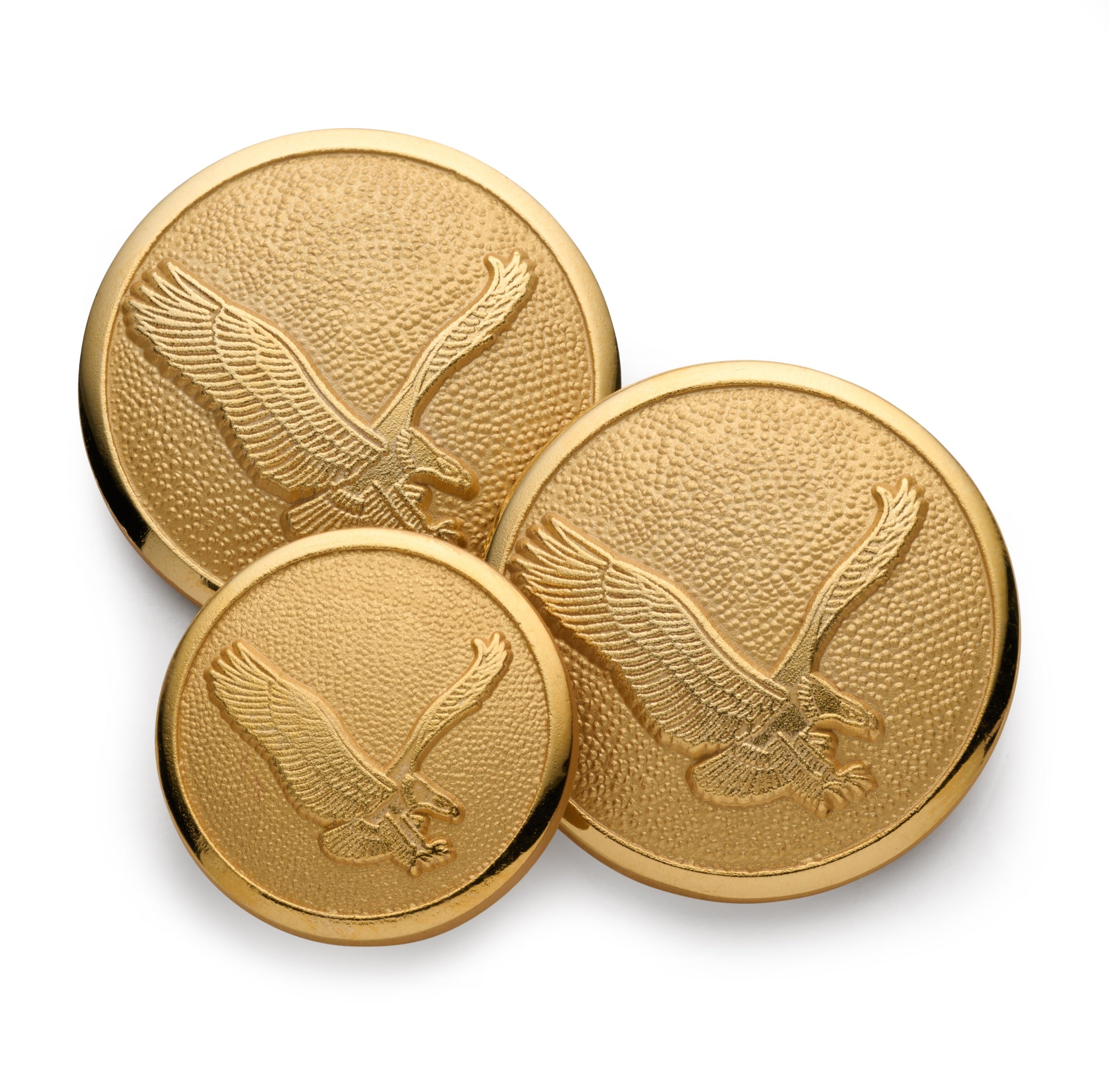 American Eagle Blazer Button Set In Gold