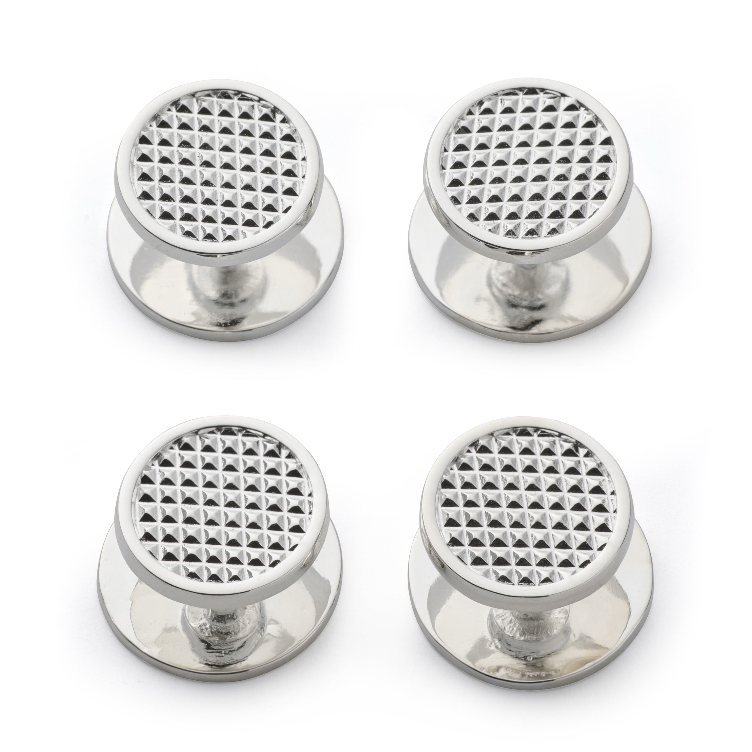 Sterling Silver Hobnail Dress Studs