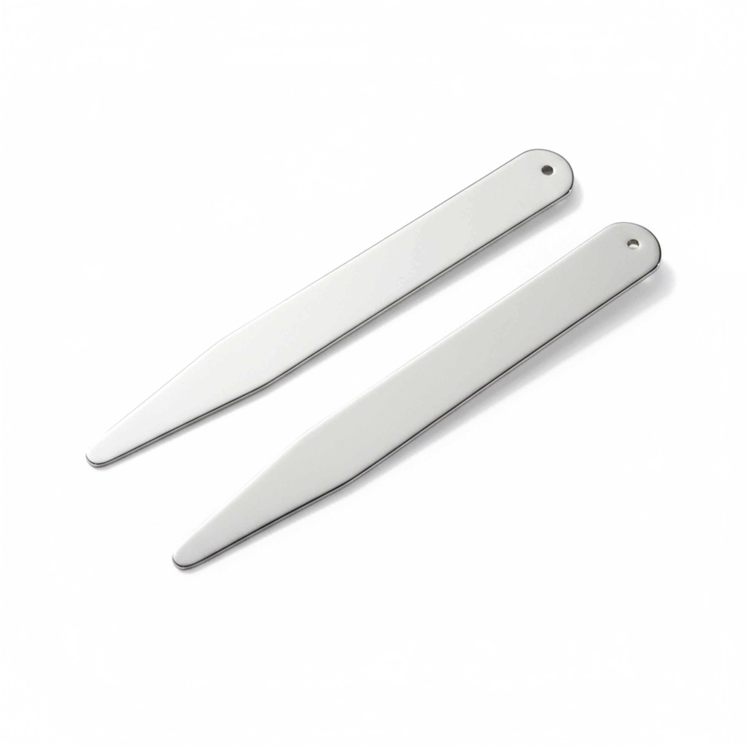 Collar Stiffeners In Silver