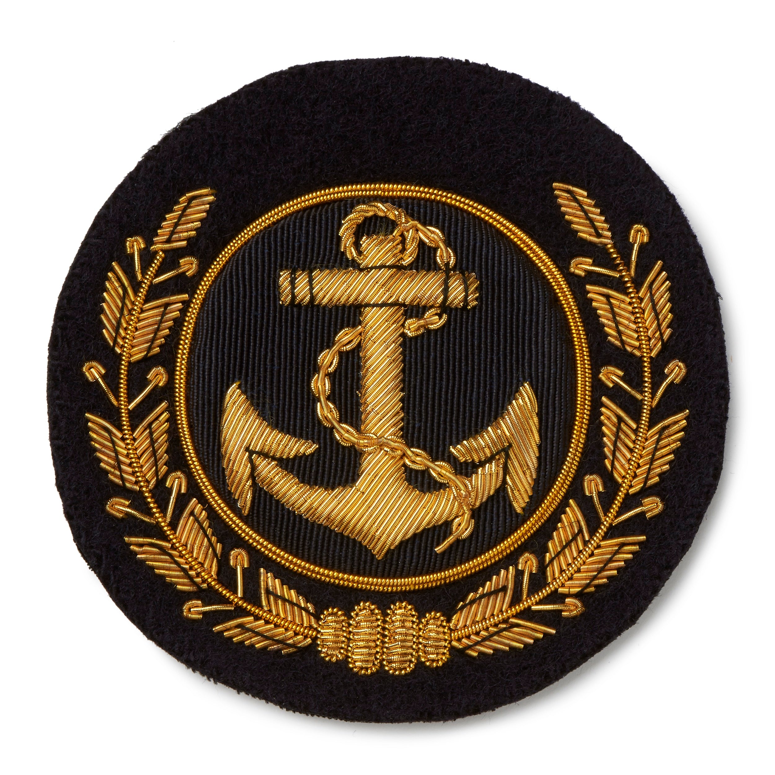 Anchor & Wreath Blazer Badge