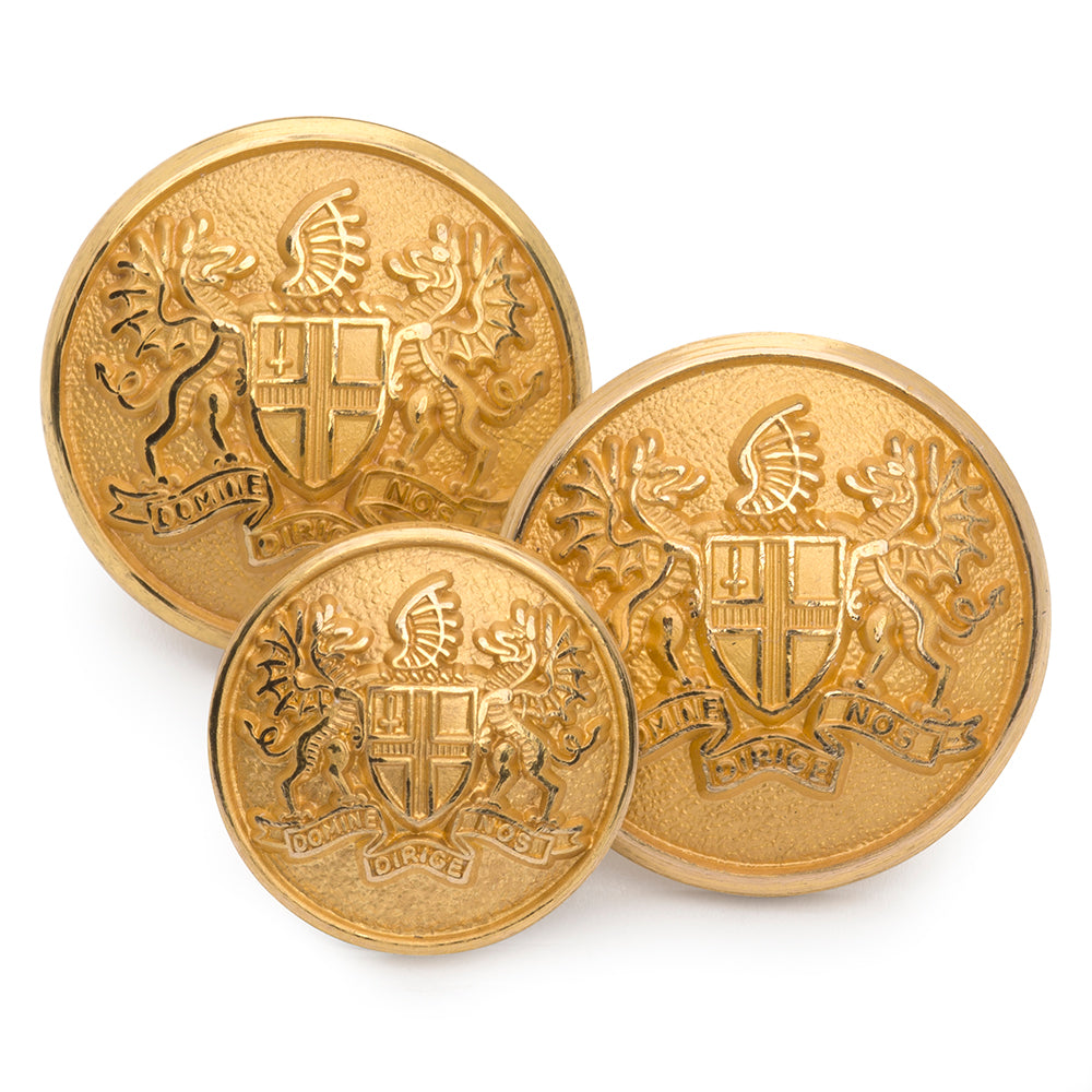 City Of London Blazer Button Set In Gold