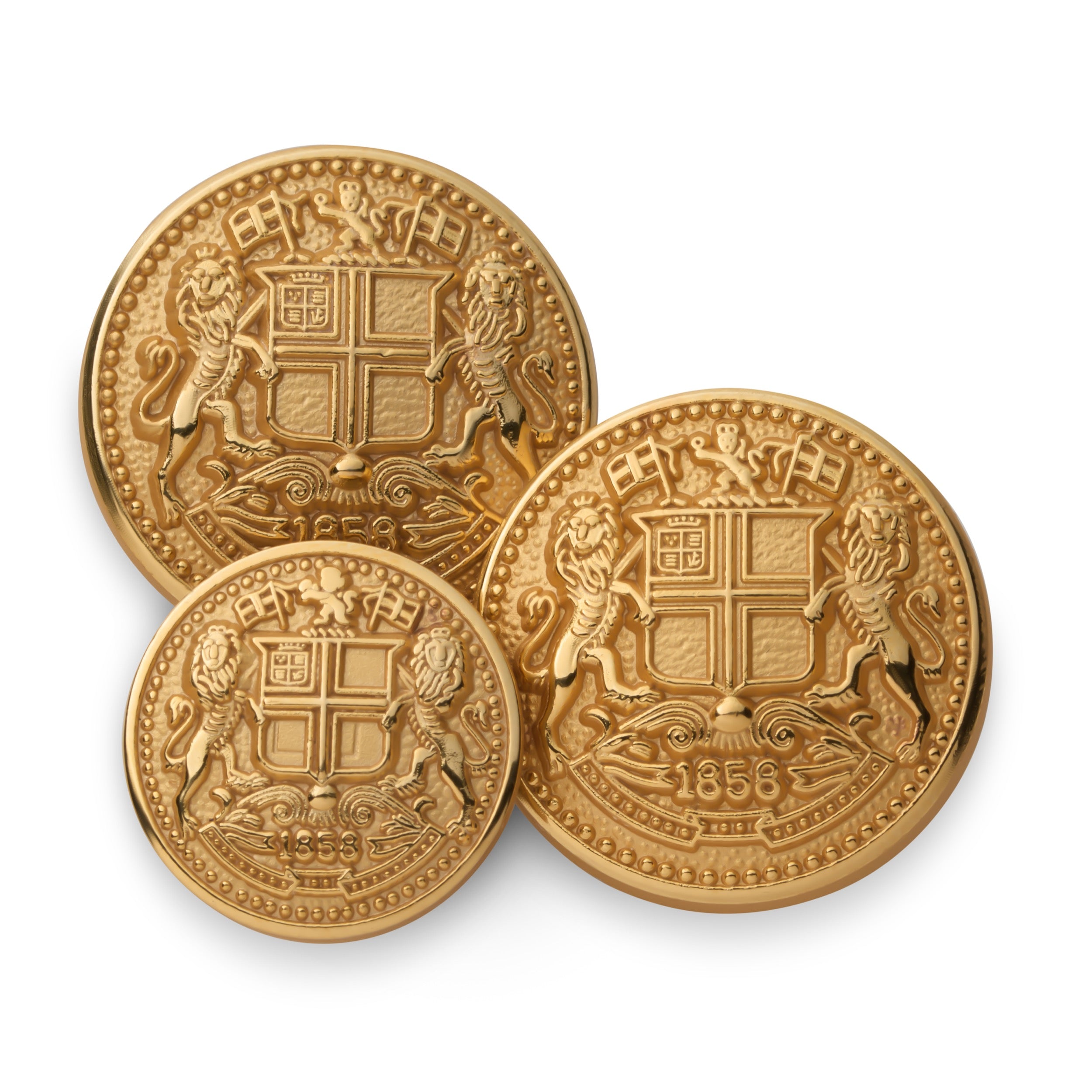 East India Company Blazer Button In Gold