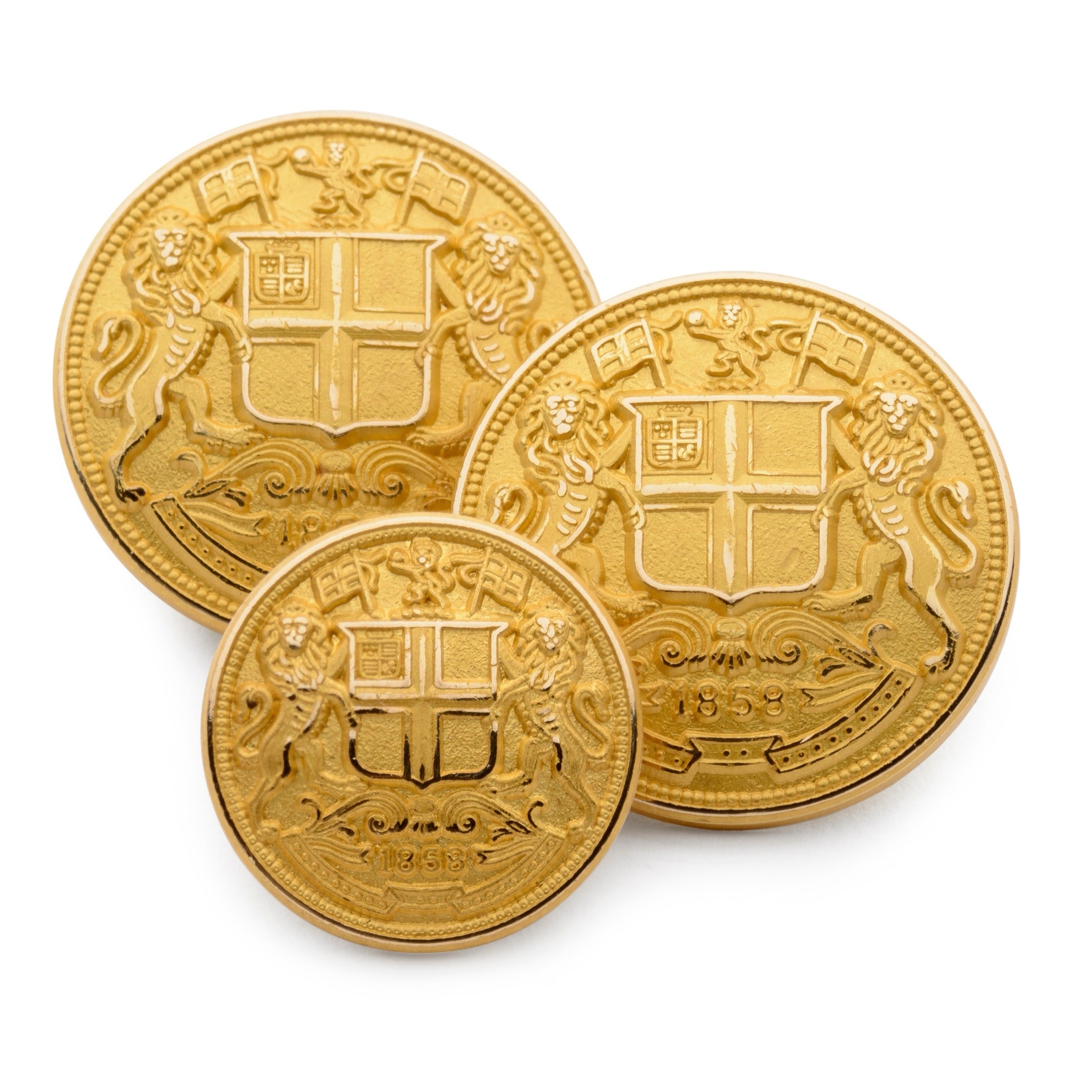 East India Company Blazer Button Set In Gold