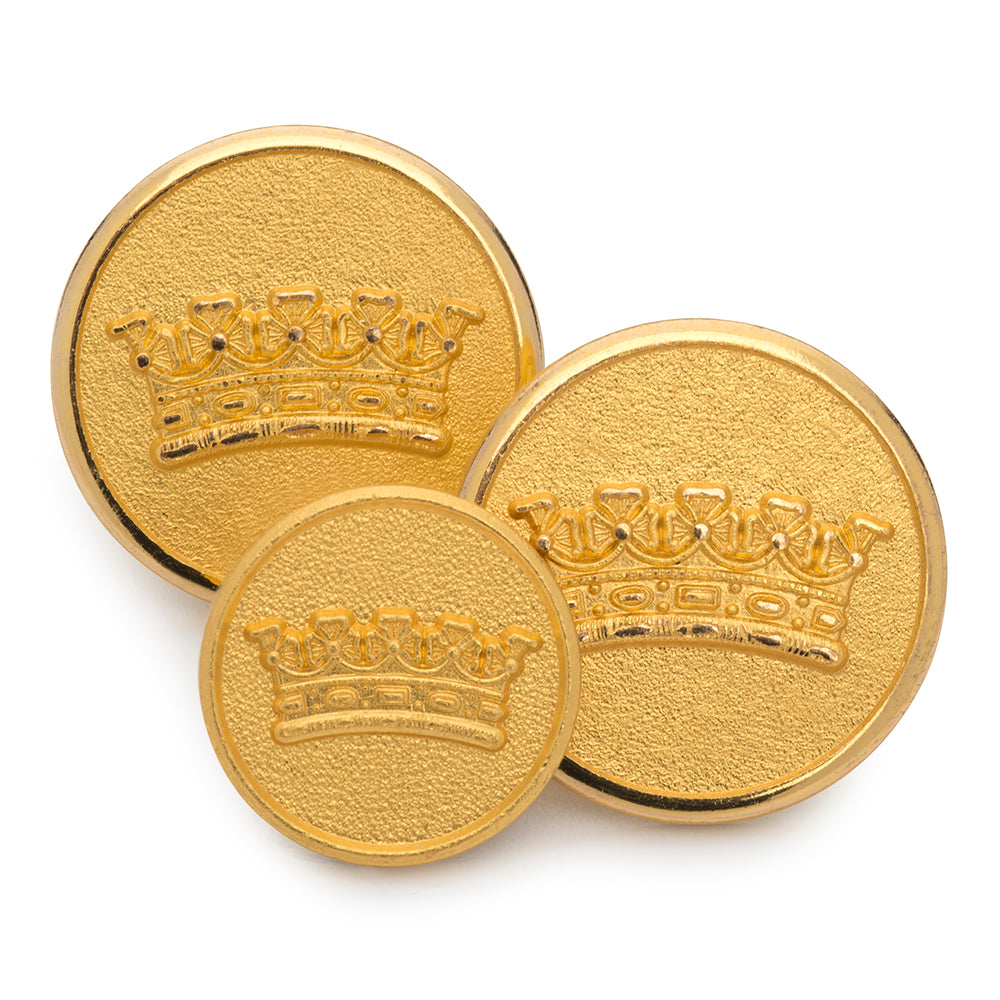 Duke's Coronet Blazer Button In Gold