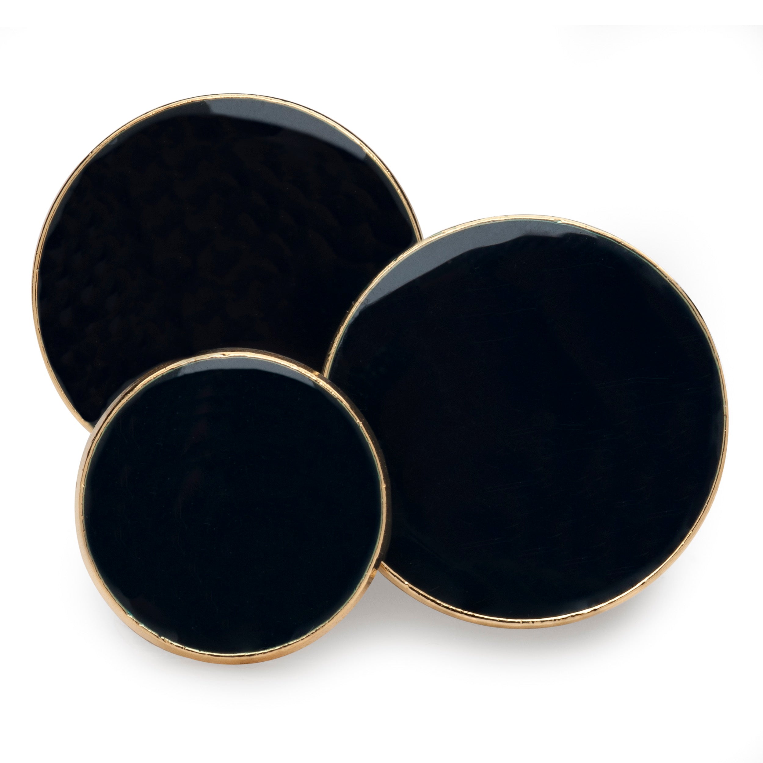 Plain Blue Enamel Blazer Button