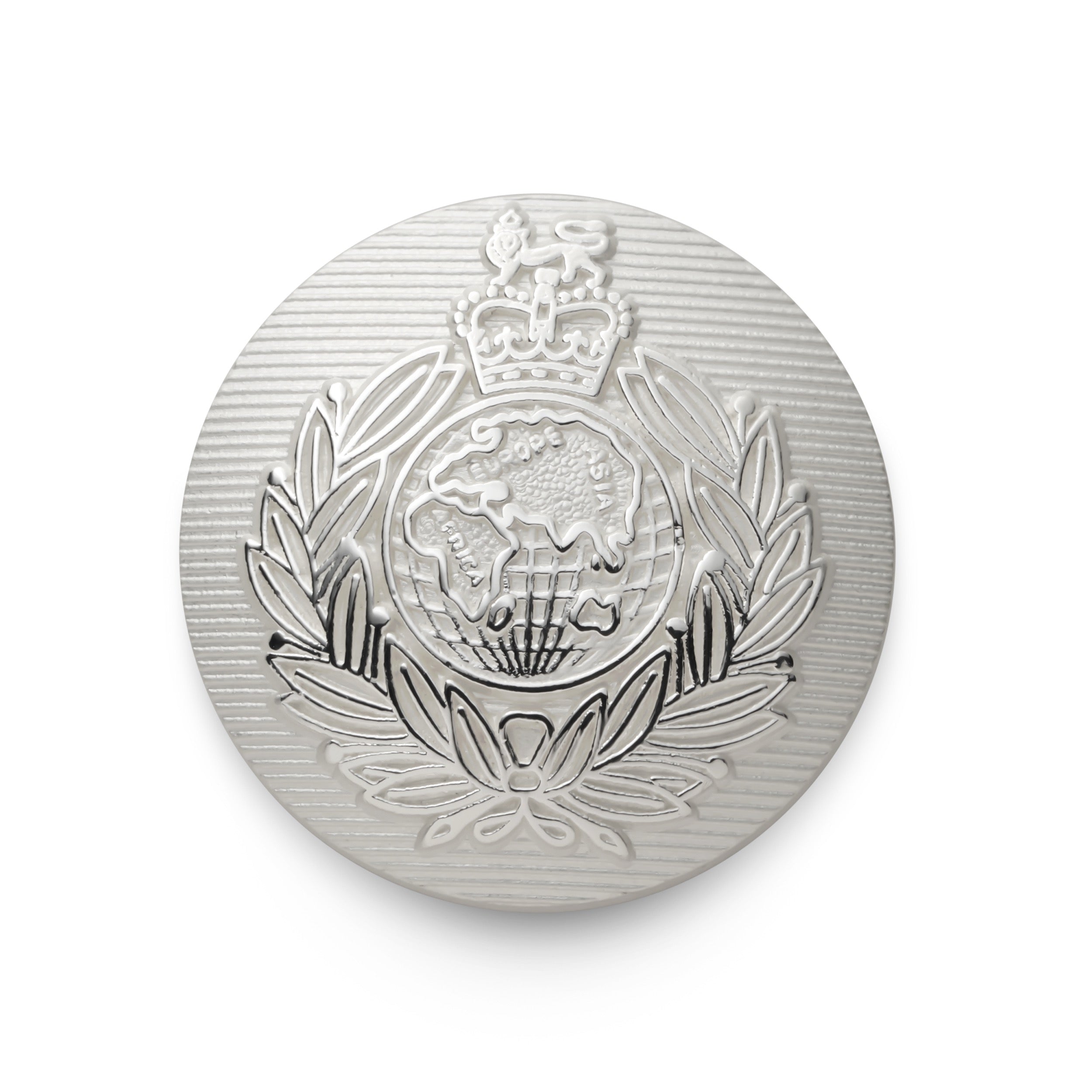 Royal Marines Blazer Button Set In Silver