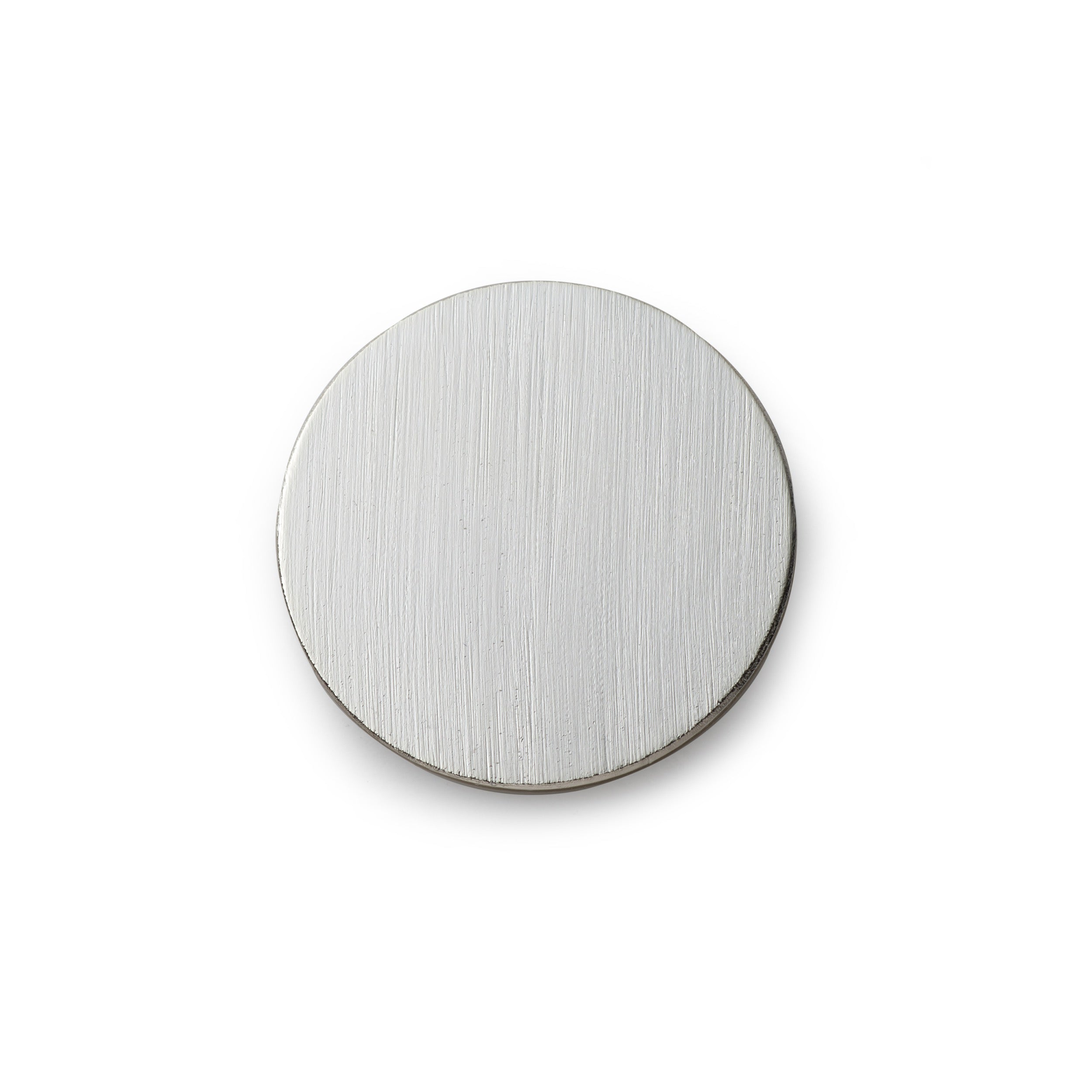 Brushed Silver Blazer Button