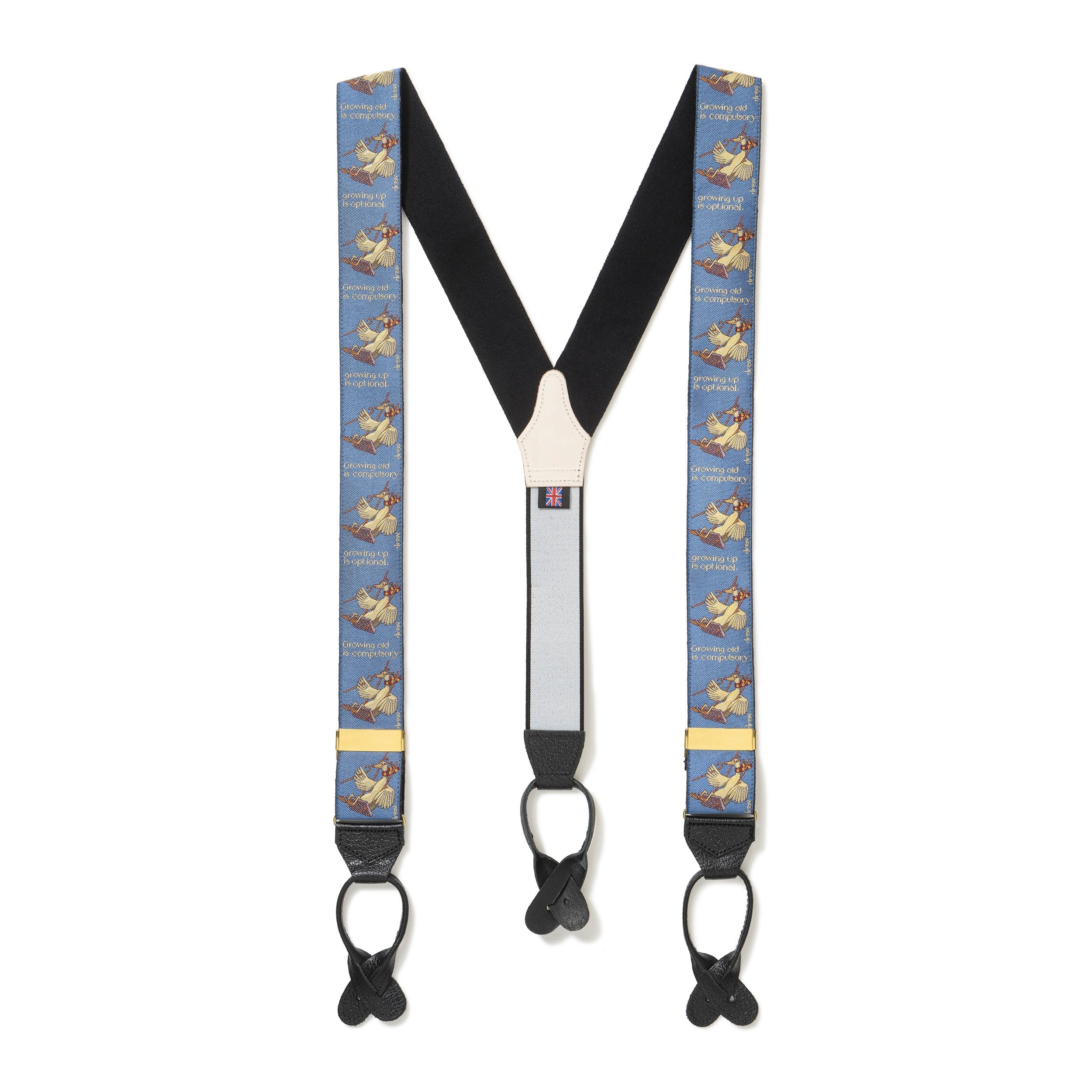 Benson & Clegg Growing Old Limited Edition Luxury Braces (mens suspenders)