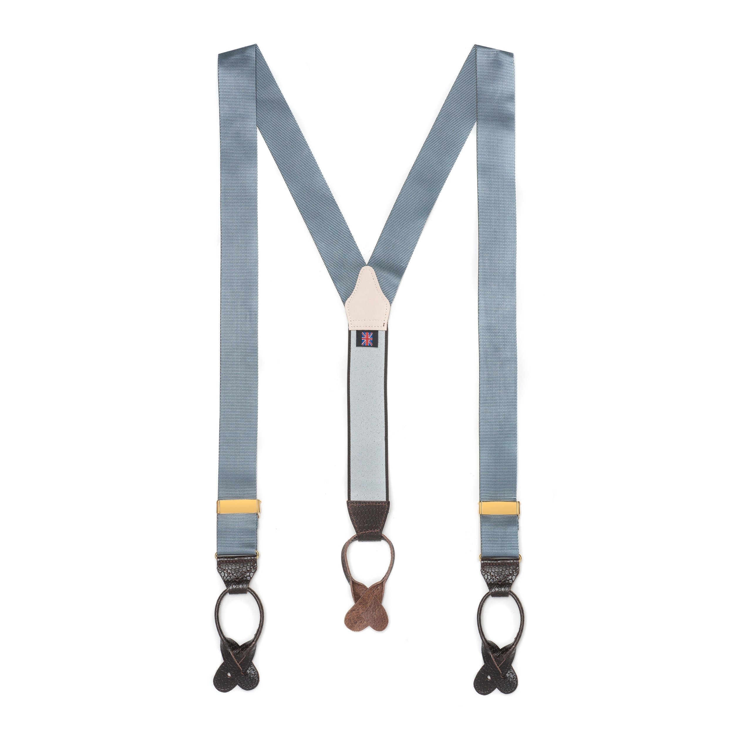 Benson & Clegg Albert Thurston Dove Grey Braces (mens suspenders)