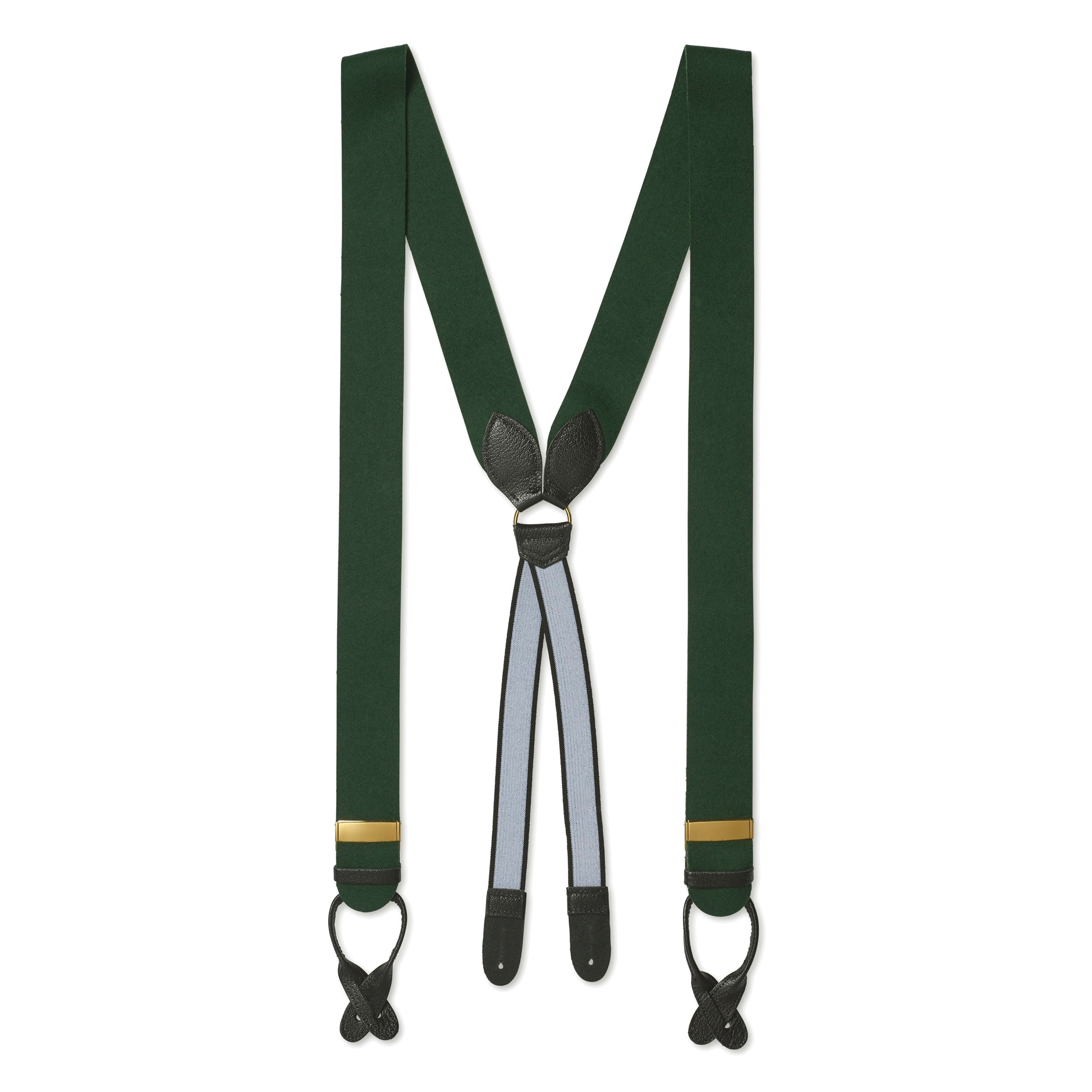 Benson & Clegg Green Box Cloth Braces (mens suspenders)
