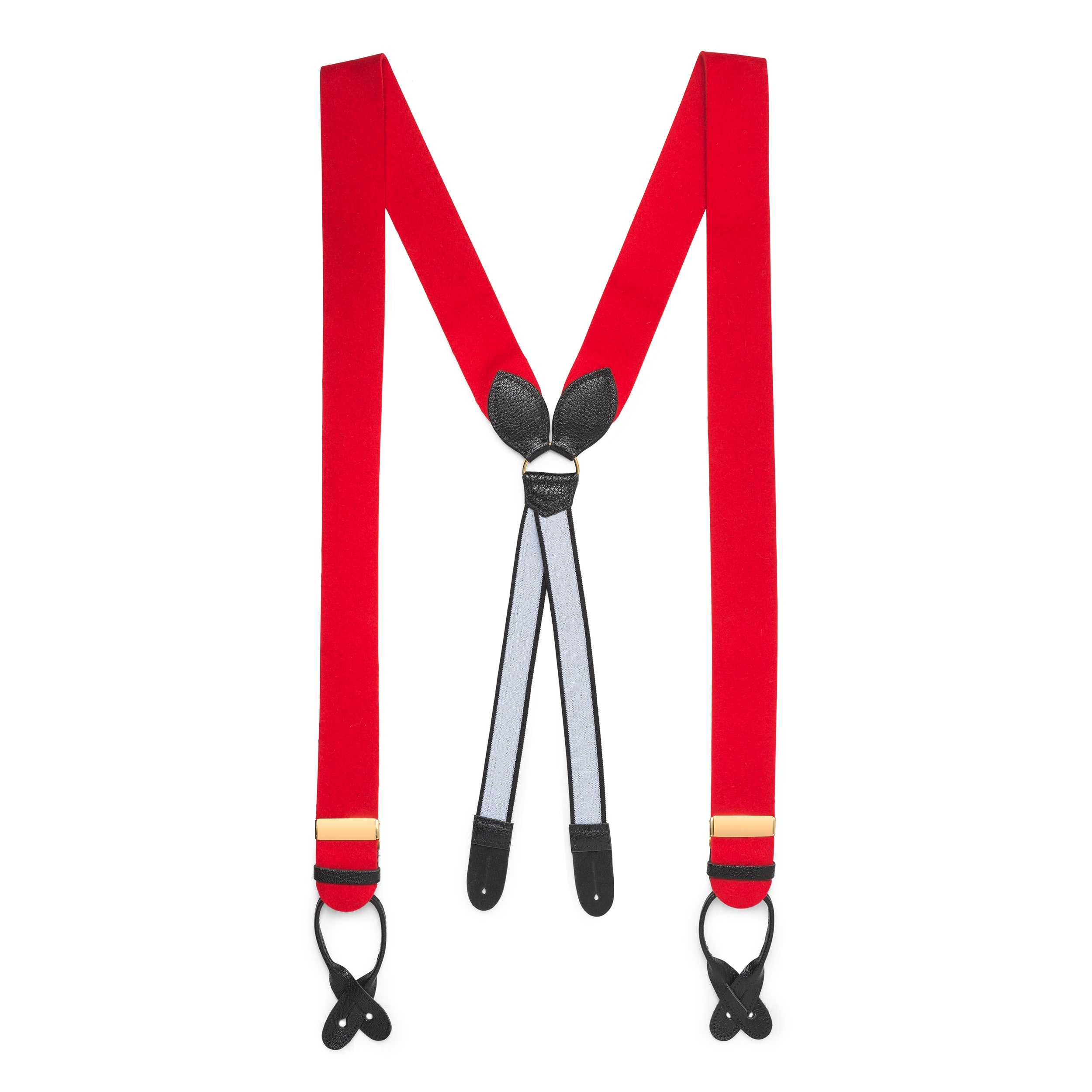Benson & Clegg Red Box Cloth Braces (mens suspenders)