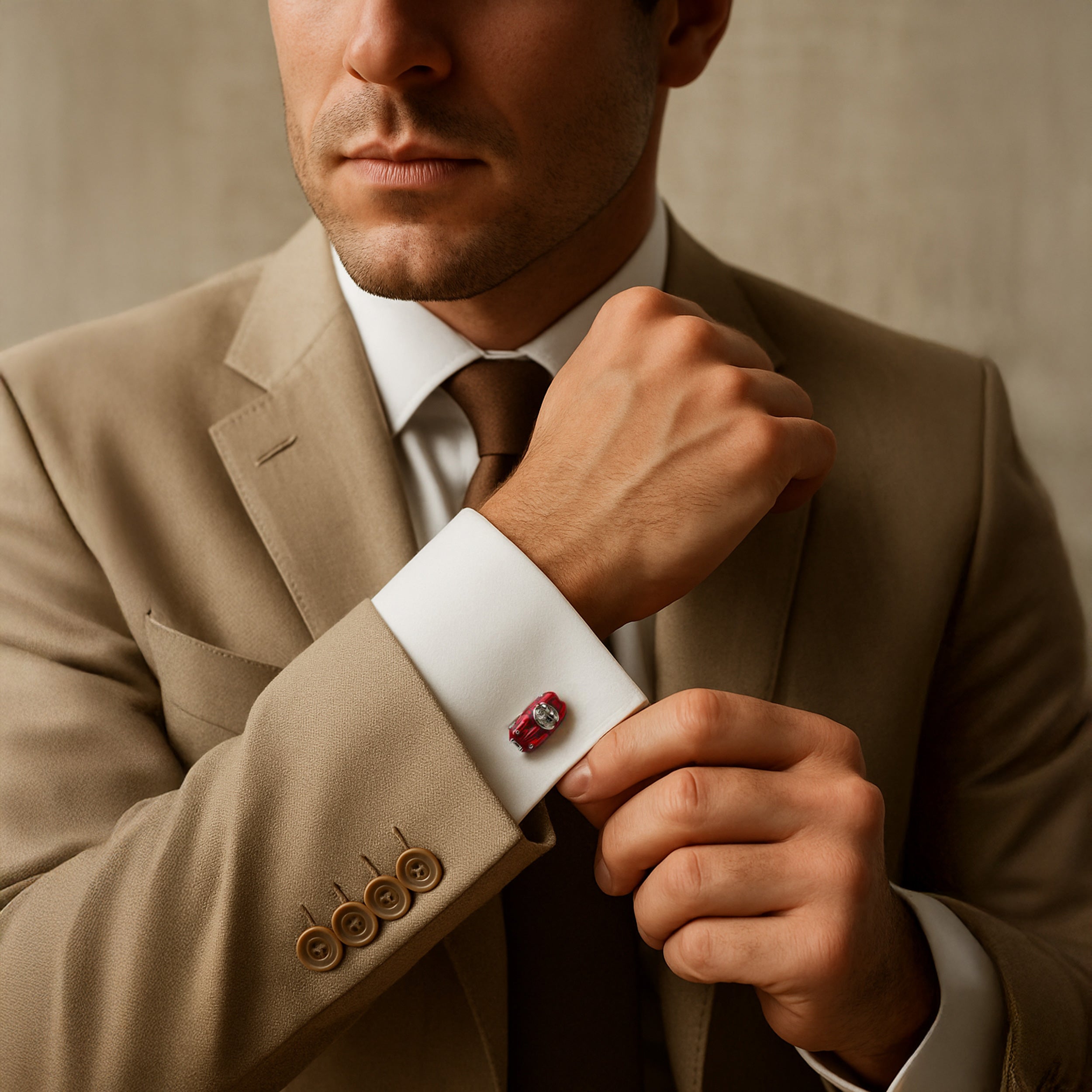 Crimson Racer Cufflinks