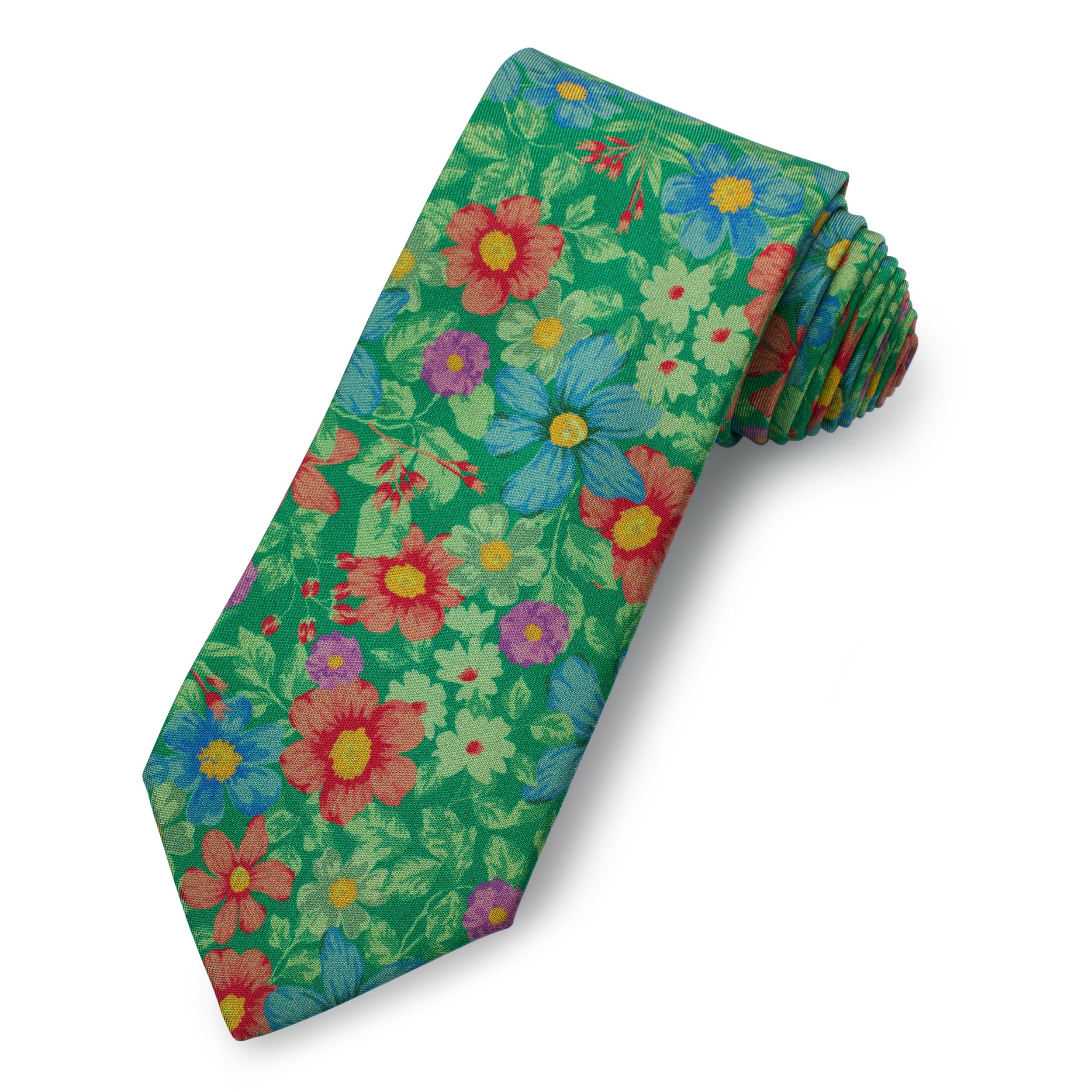 Meadowhurst Printed Silk Twill Tie