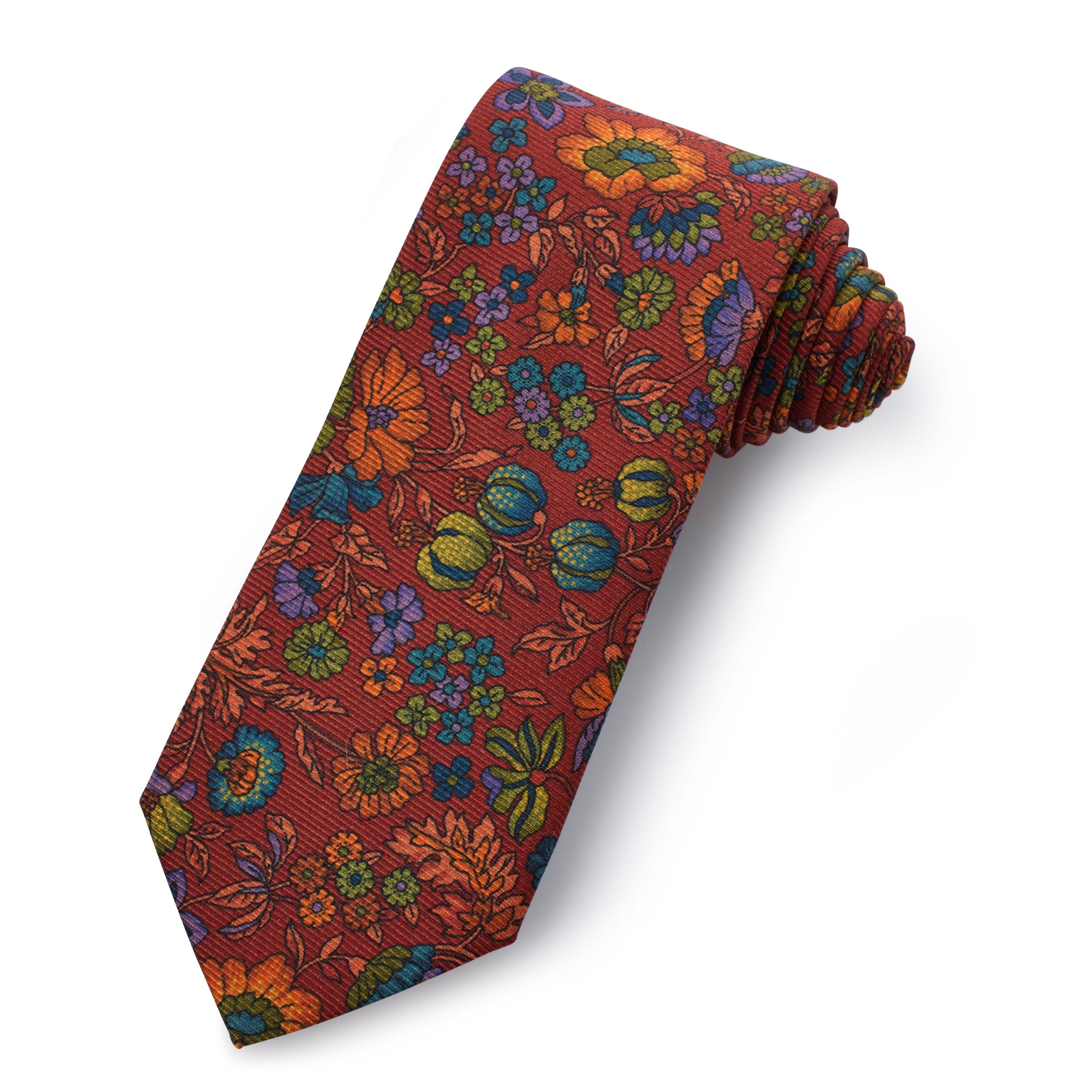 Mulberry Grove Printed Silk Twill Tie