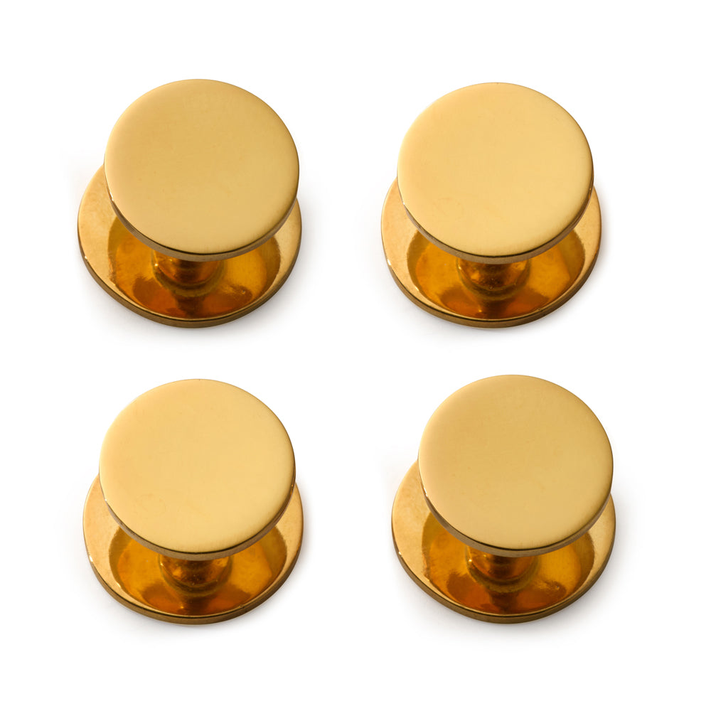 22ct Gold Plated Sterling Silver Dress Studs