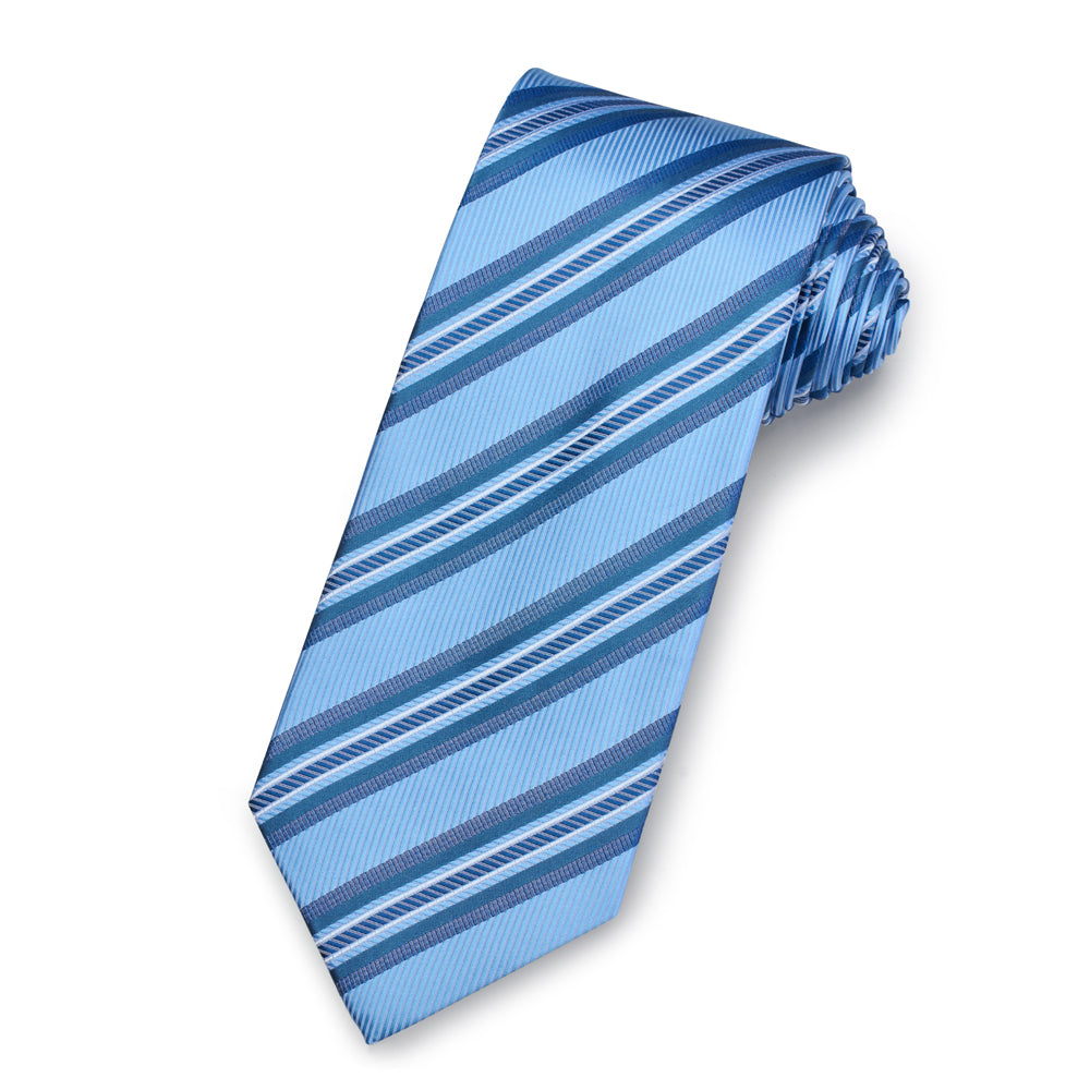 The Highgrove Silk Stripe Tie – Luxury British silk stripe tie by Benson & Clegg.