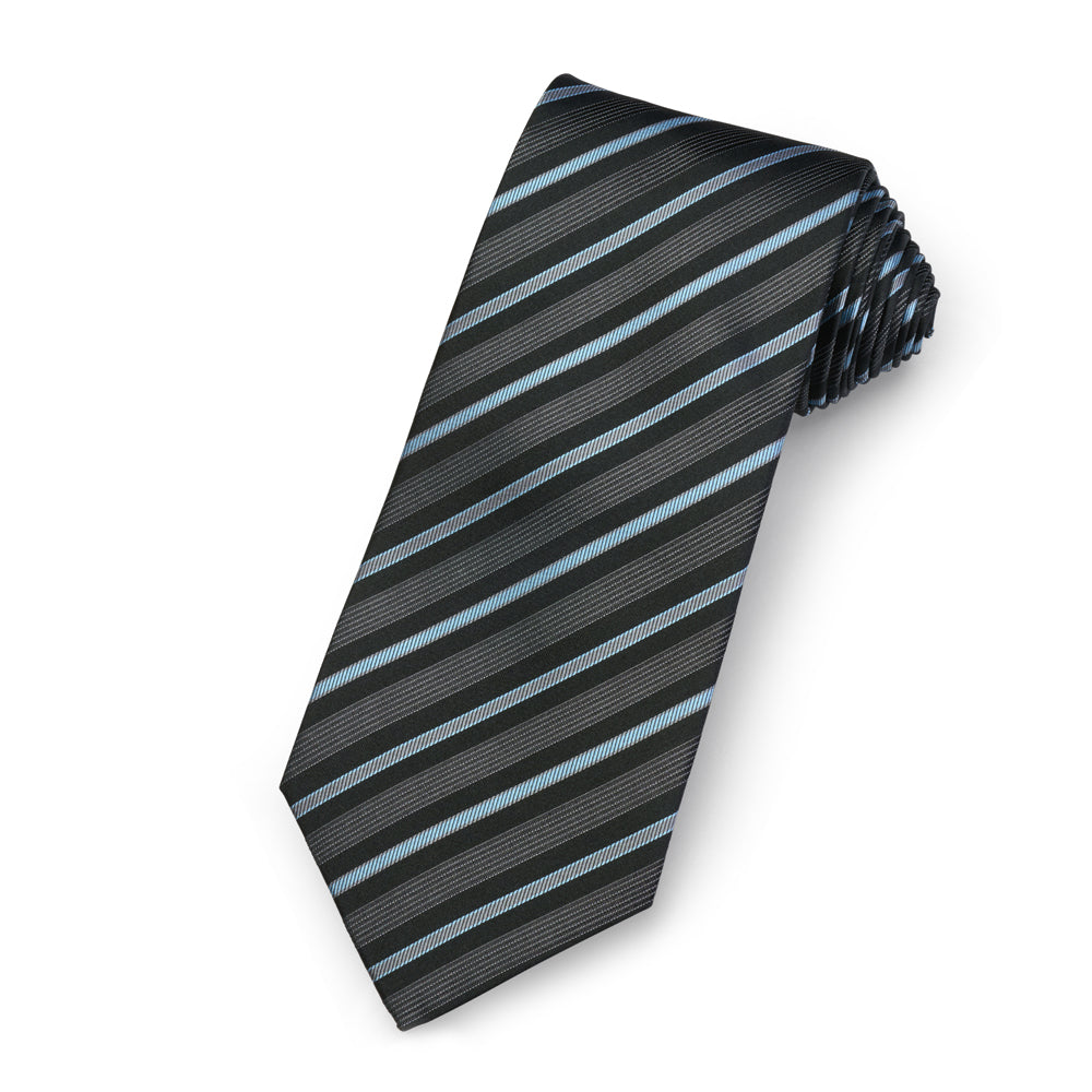 The Wellesley Silk Stripe Tie – Luxury British silk stripe tie by Benson & Clegg.