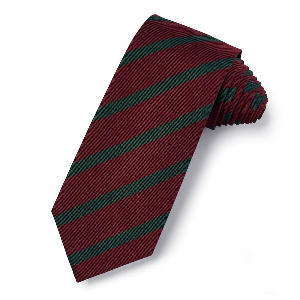 Strathcona Horse Silk Reppe Tie Neckwear Benson & Clegg 