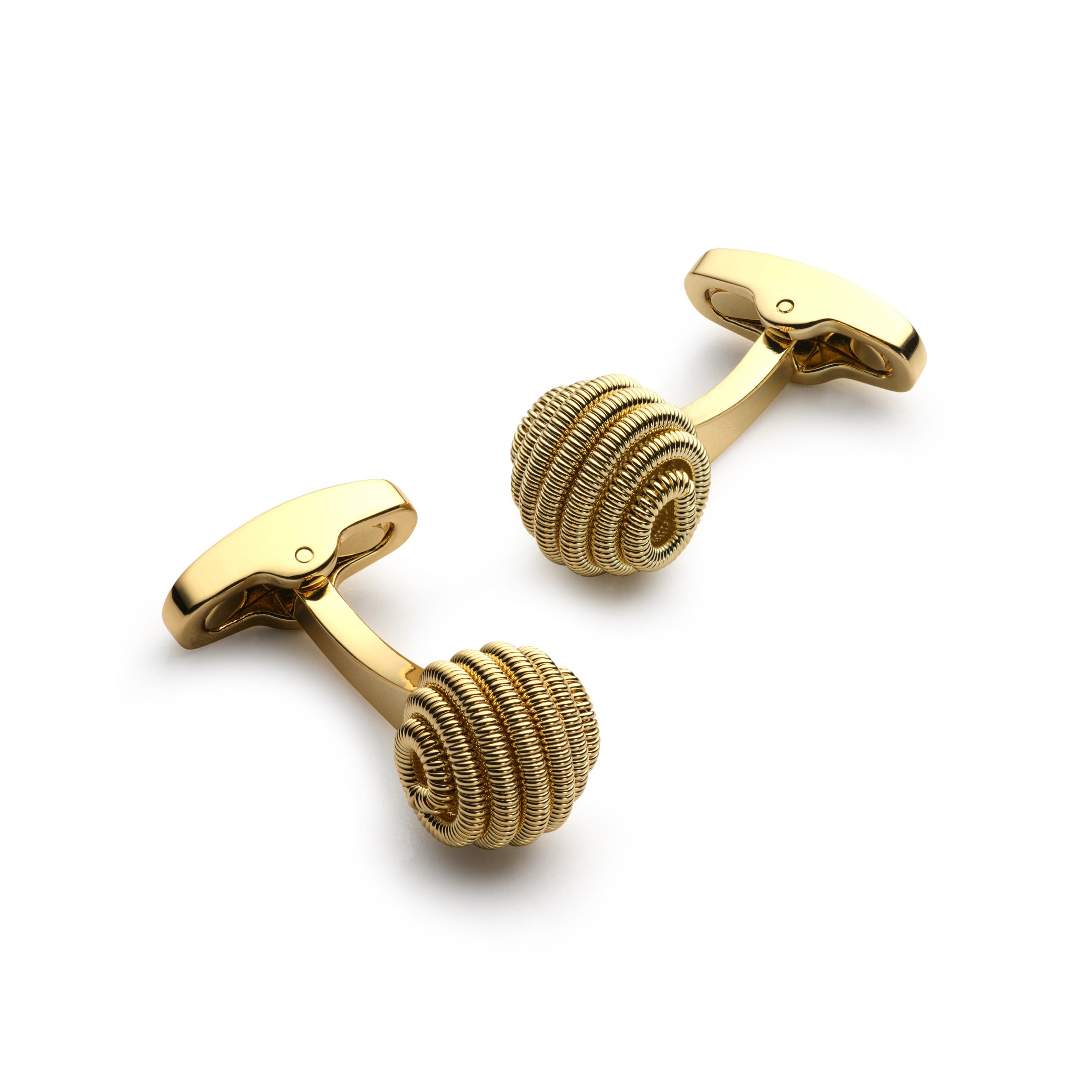 Spiral Cufflinks In Gold cufflinks