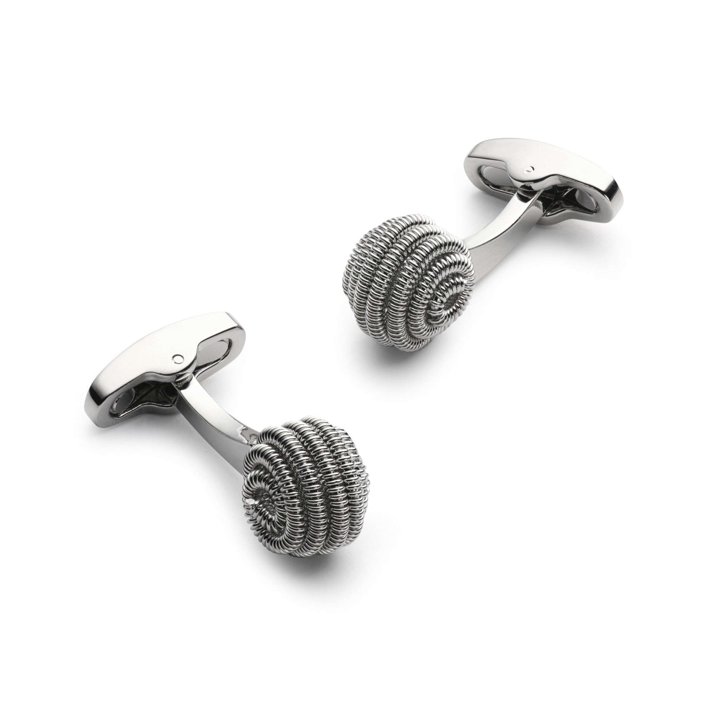 Spiral Cufflinks In Silver cufflinks