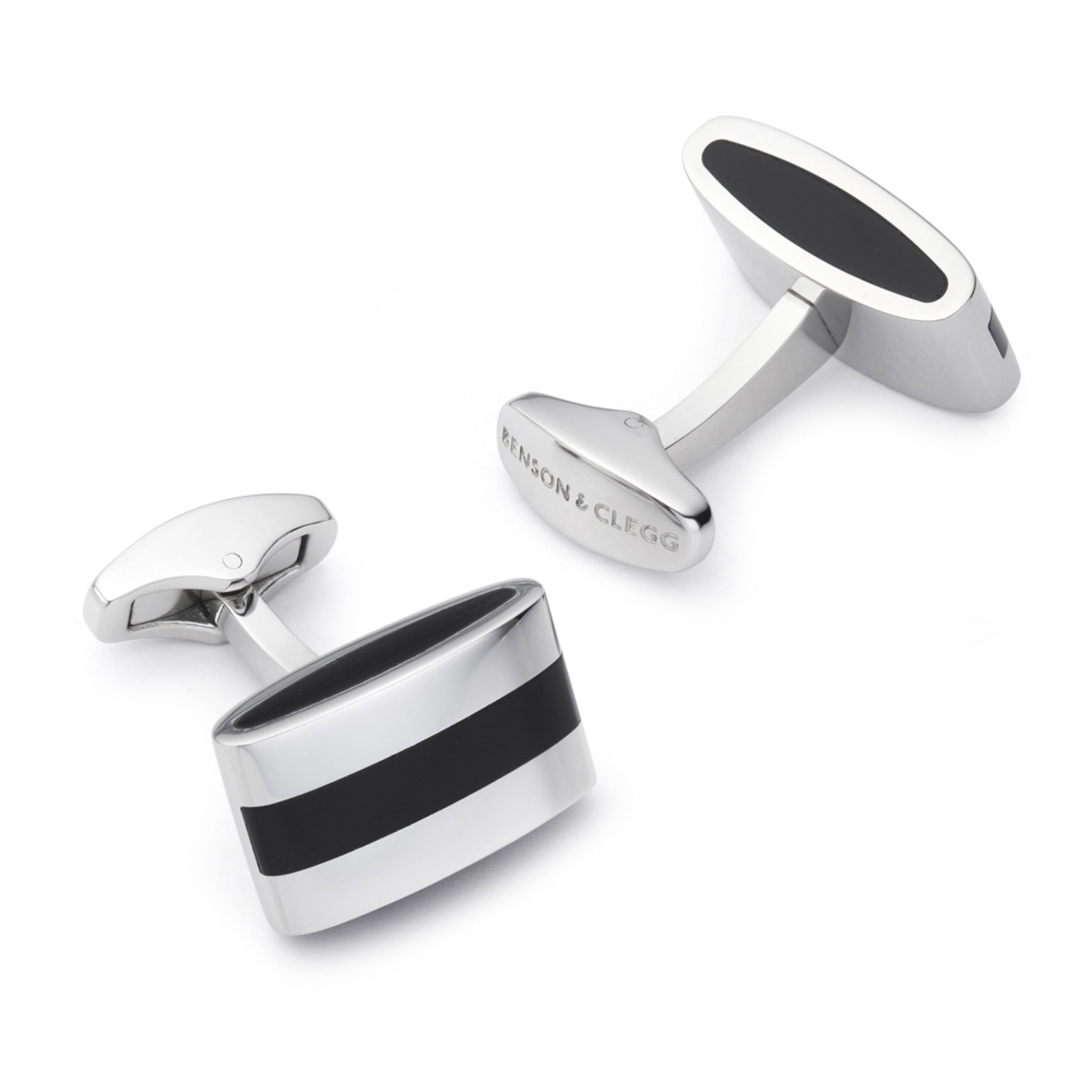 Contemporary Onyx Cufflinks