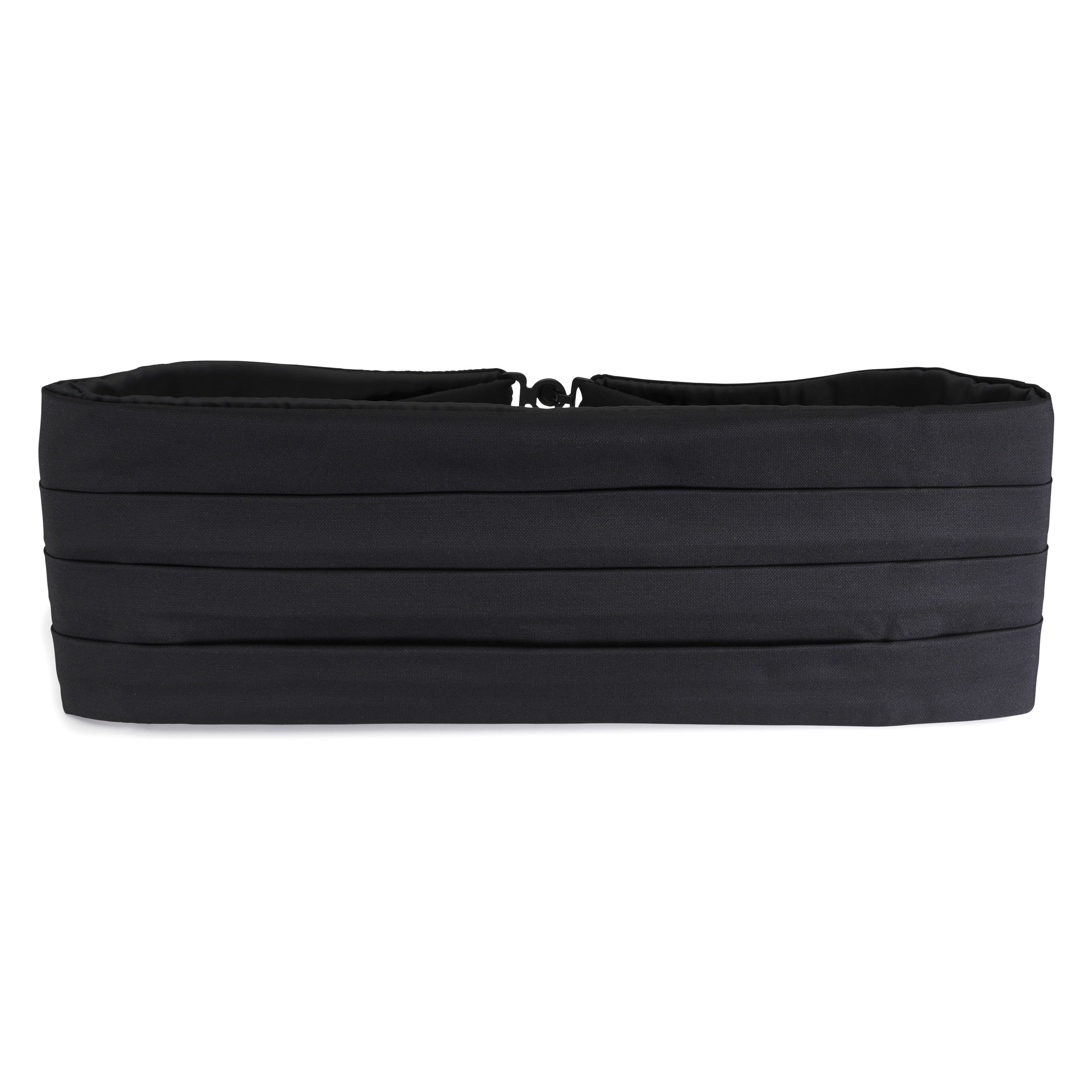 Black Barathea Silk Cummerbund