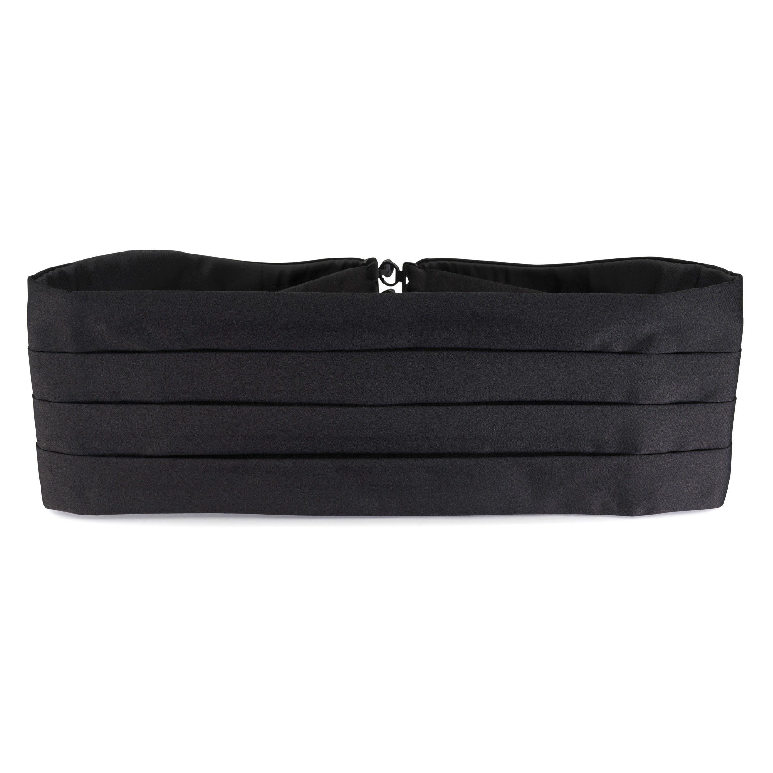 Black Satin Silk Cummerbund