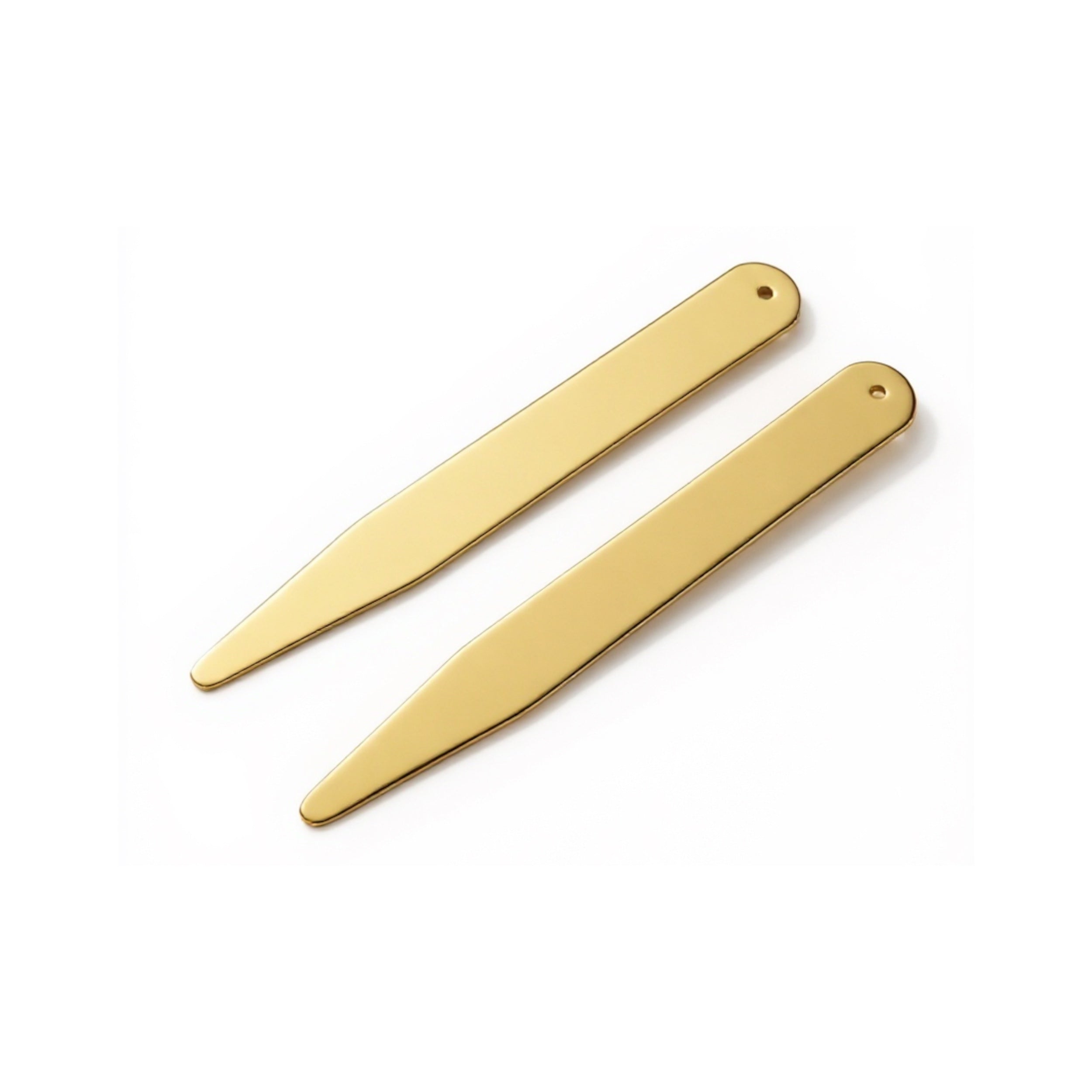 Collar Stiffeners In Gold