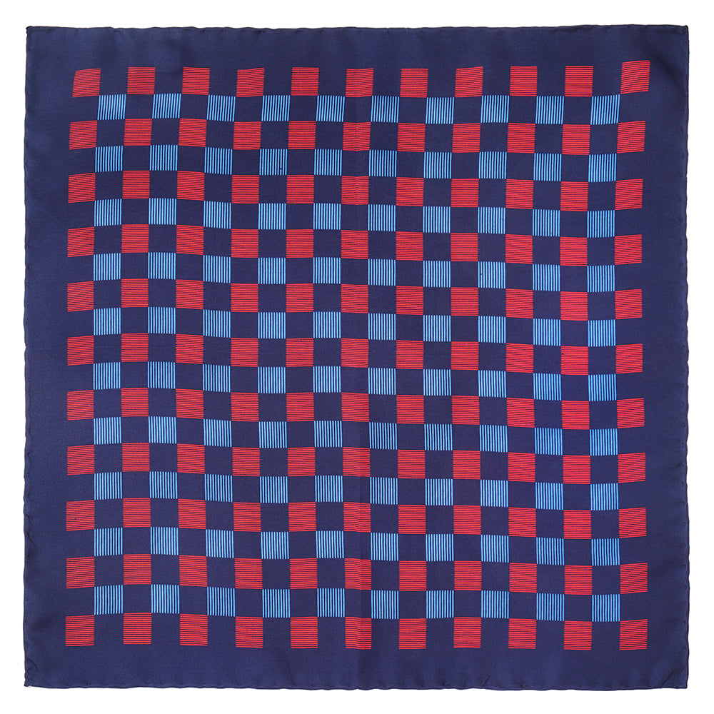 Benson & Clegg Countryside Hare (Wool & Silk Mix) Pocket Square In Brown