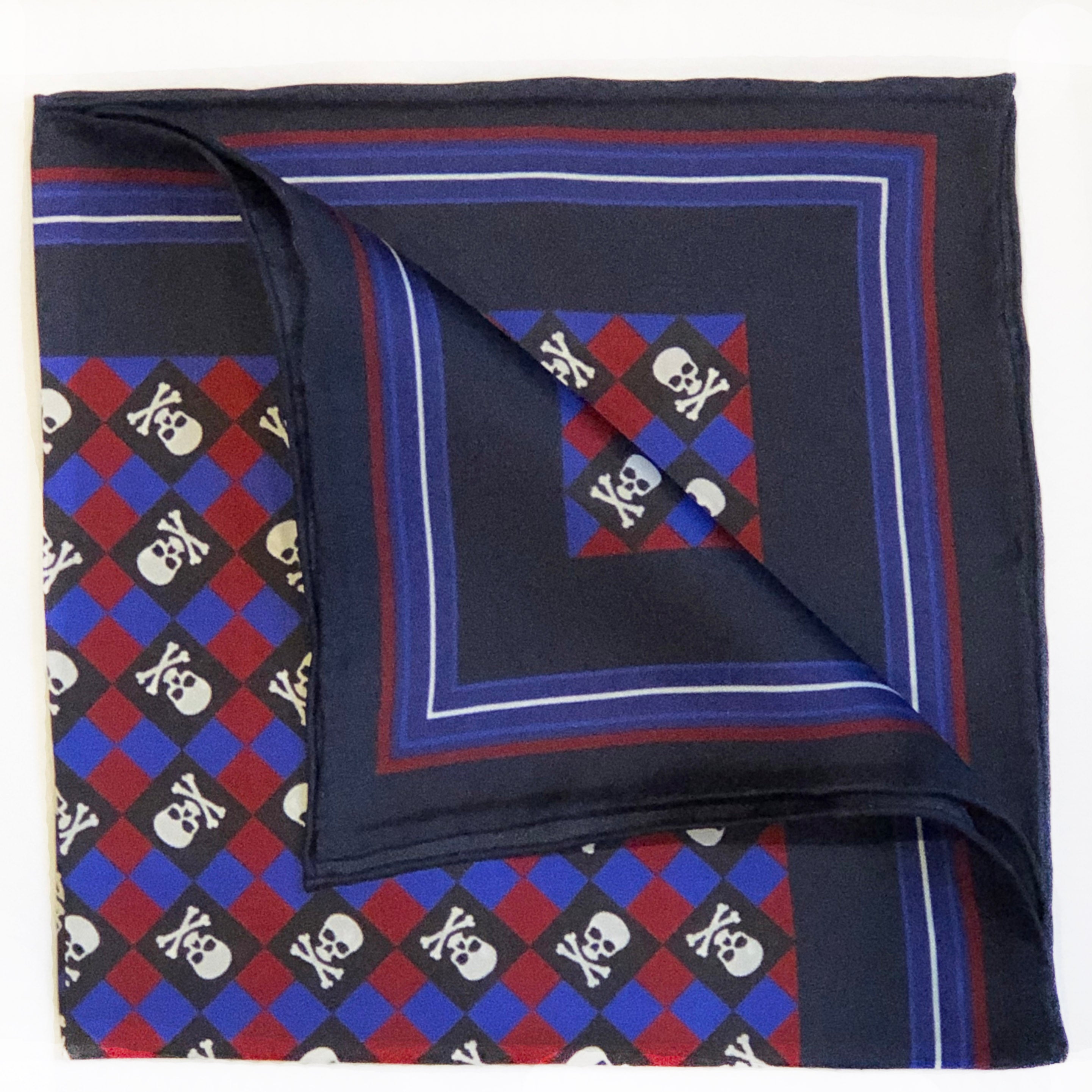 Skull & Crossbones Jolly Roger Pocket Square