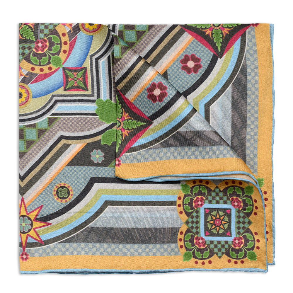 Cosmati Pocket Square