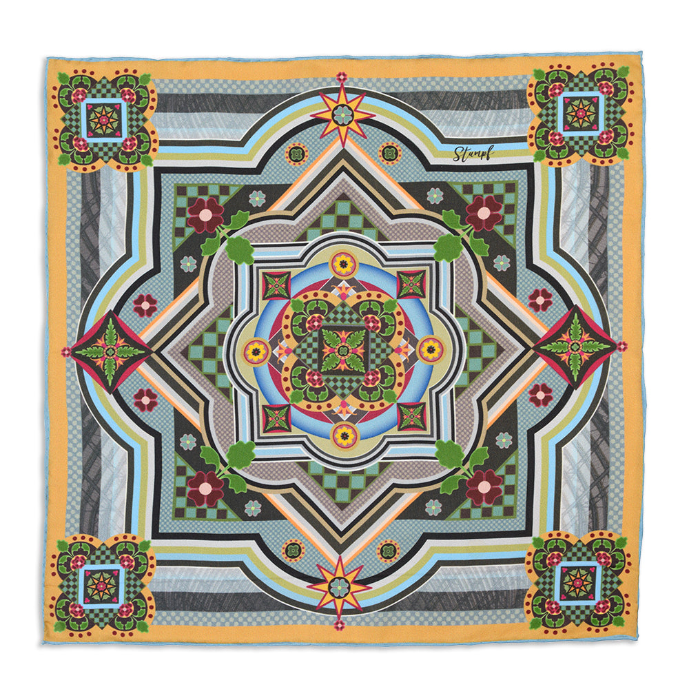 Cosmati Pocket Square