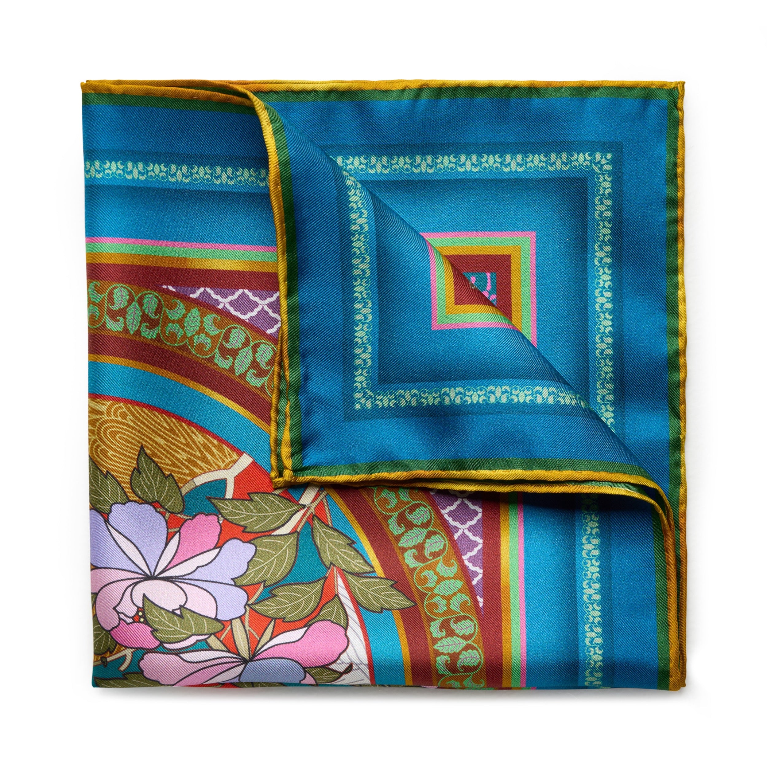 Oriental Birds Pocket Square