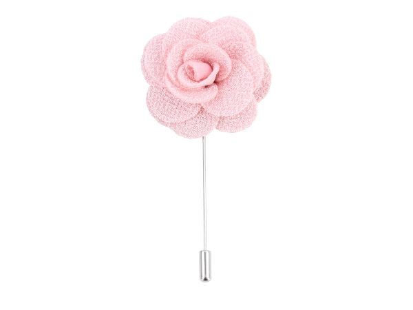 Boutonniere In Pink Silk