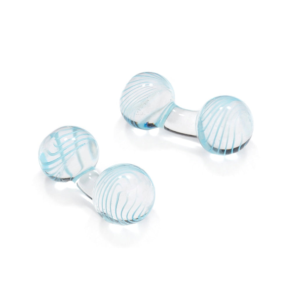 Murano Glass 'Azzurro' Cufflinks