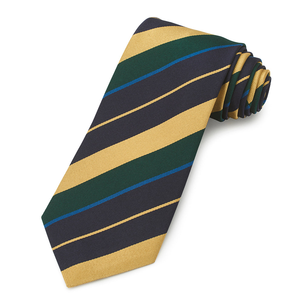 The Queen's Royal Hussars Three-Fold Silk Reppe Tie