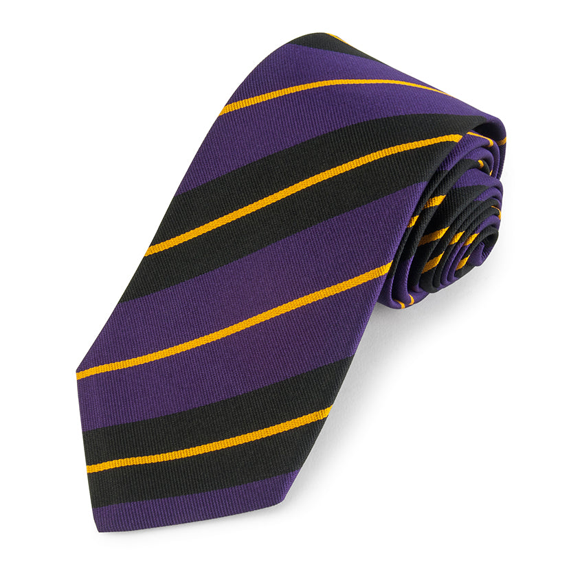 London School of Economics Three-Fold Silk Reppe Tie