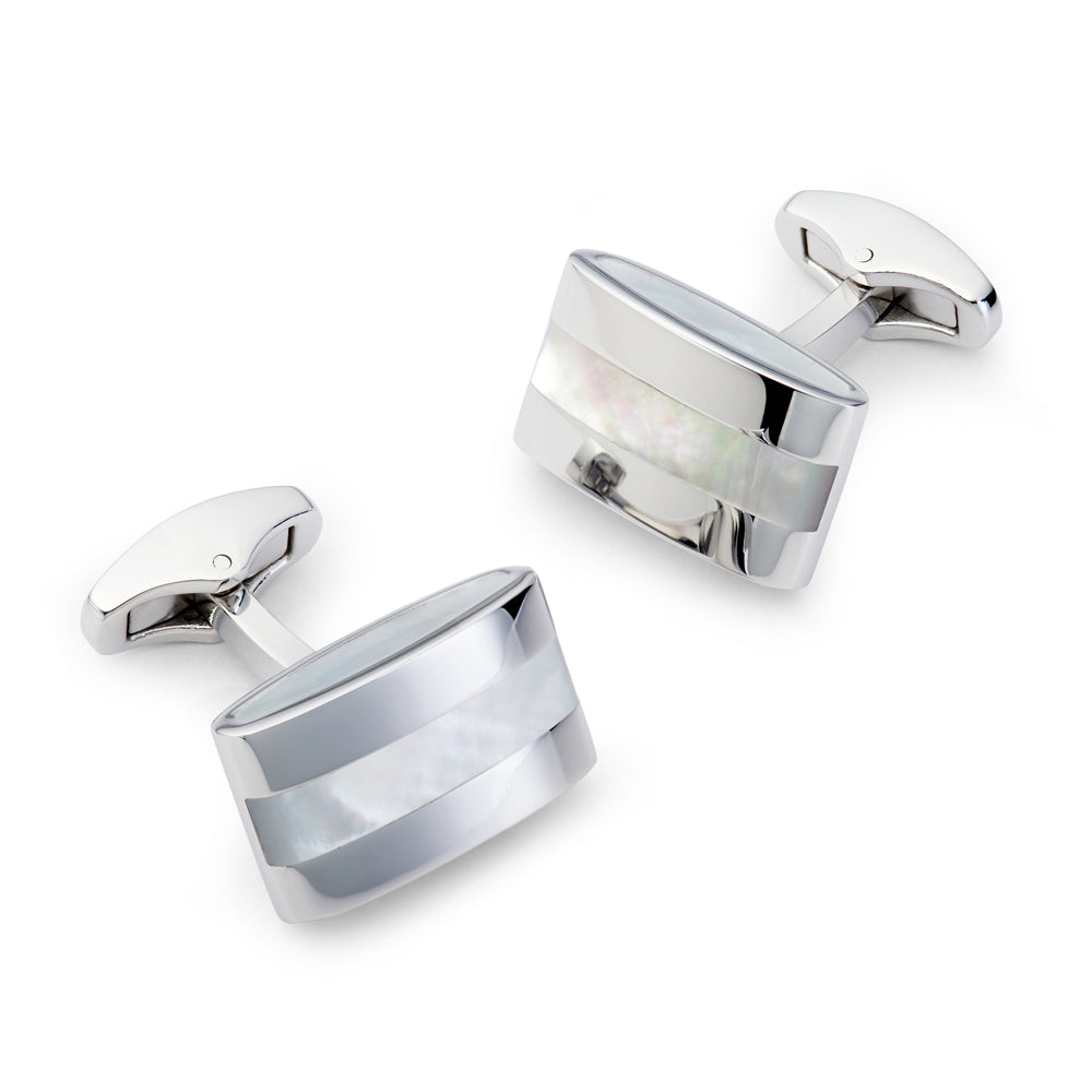 Benson & Clegg Contemporary Mother Of Pearl Cufflinks