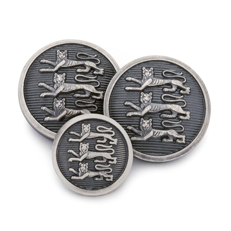 Three Lions (Antique Silver) Blazer Button Blazer Buttons Not specified Large 