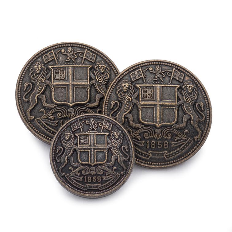 East India Company (Bronze) Blazer Button Set (Single Breasted) Blazer Buttons Not specified 