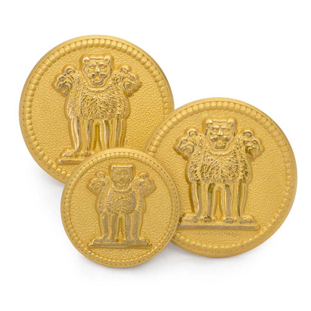 Three Lions Of Ashoka Blazer Button Blazer Buttons Not specified 