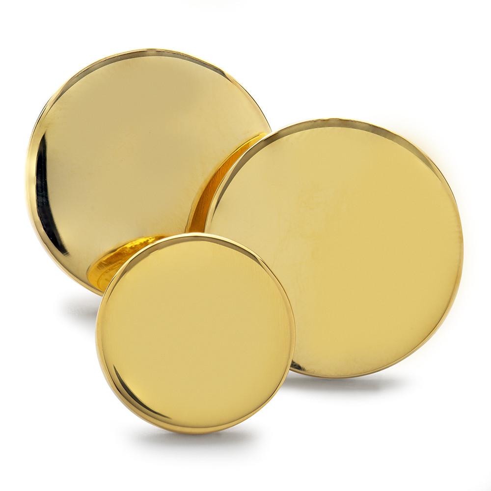 Polished Brass Blazer Button (Single Breasted) Blazer Buttons Not specified 