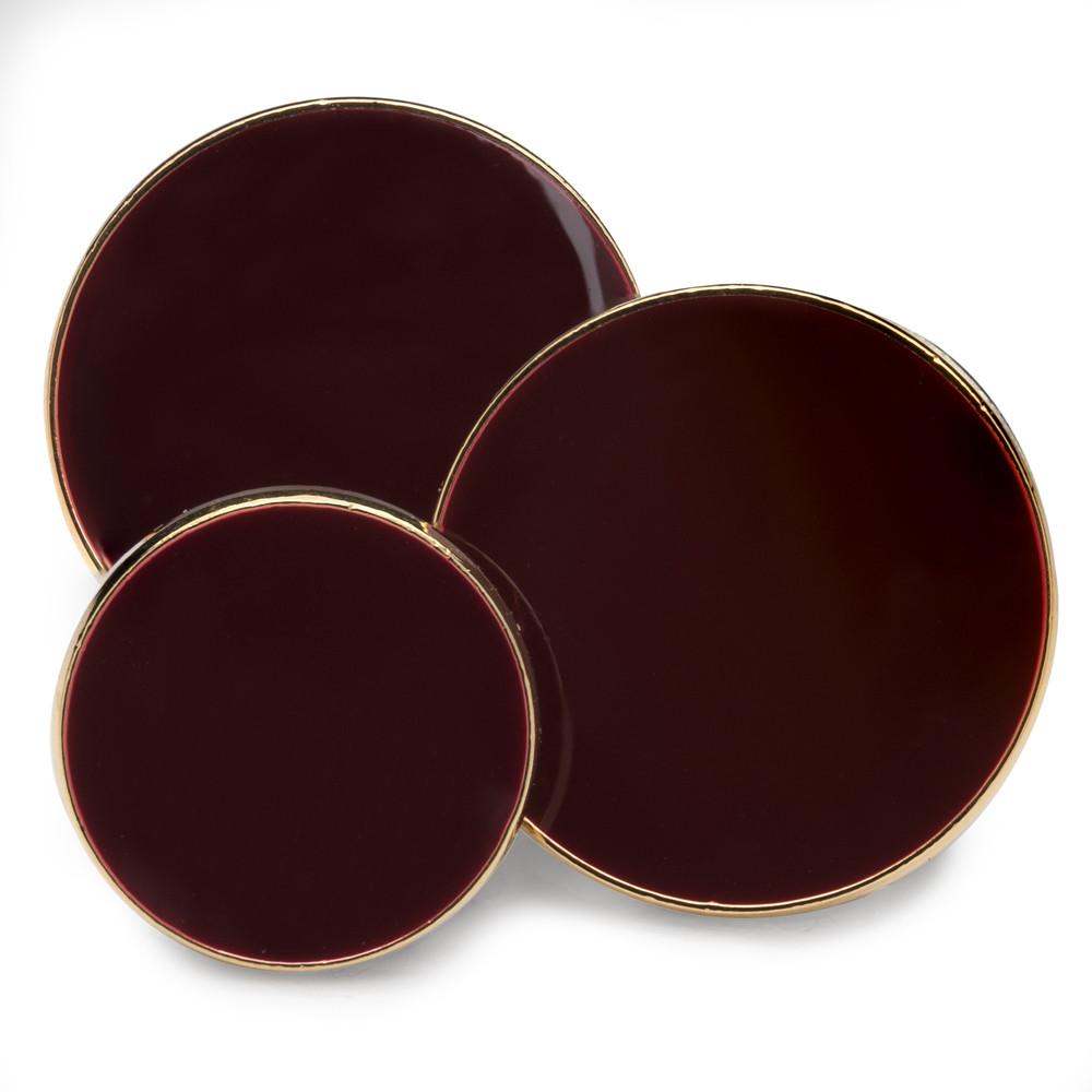 Plain Red Enamel Blazer Button Blazer Buttons Not specified 