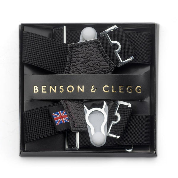 Sock Suspenders (Black) Accessories Benson & Clegg 