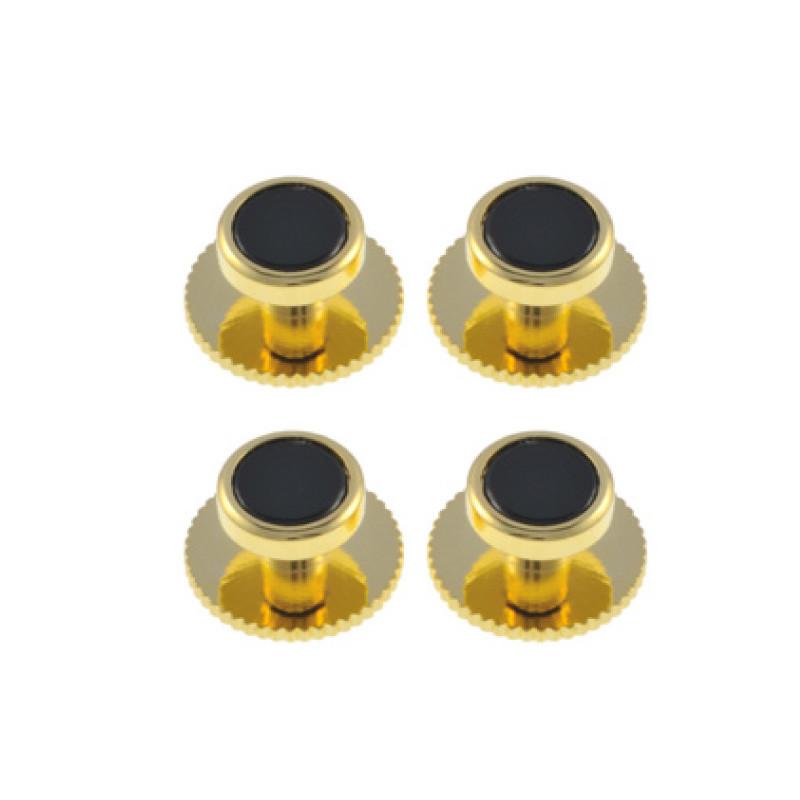 Gold Plated Black Inlay Dress Studs Dresswear Not specified 