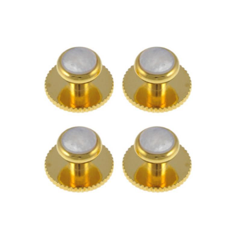 Gold Plate And Mother Of Pearl Dress Studs Dresswear Not specified 
