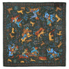 Warrior Tapestry In Green (Wool & Silk Mix) Pocket Square Accessories Not specified 