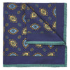Ornate Diamond In Navy Pocket Square Accessories Not specified 