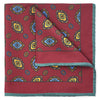 Ornate Diamond In Red Pocket Square Accessories Not specified 
