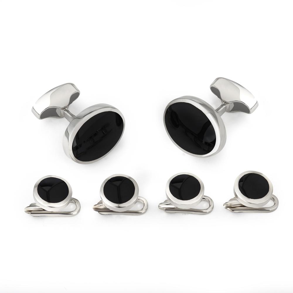 Classic Sterling Silver And Onyx Dress Set Dresswear Not specified 